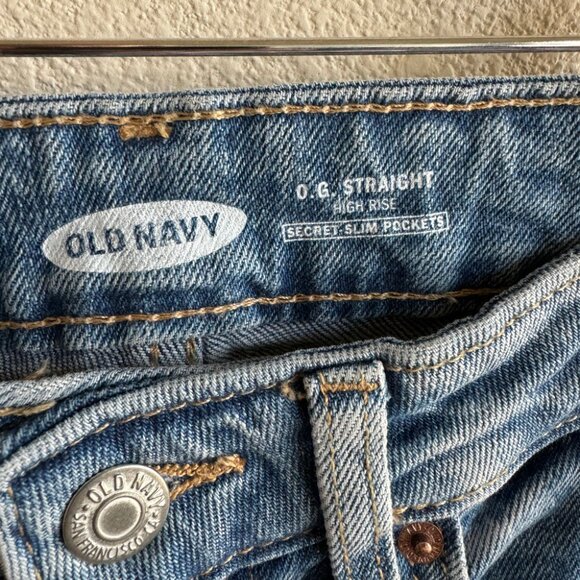 High-Waisted O.G. Straight Light-Wash Ripped Jeans - Picture 5 of 7